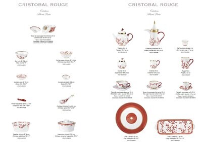 Raynaud Cristobal Rouge Arabic Coffee Pot, MPN: 0112-17-434056, 3660006633779