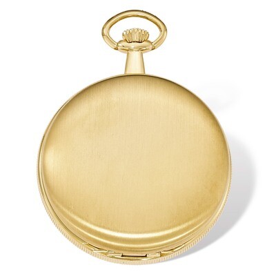 Swingtime Gold-finish Brass Mechanical 48mm Pocket Watch XWA4657, MPN: XWA4657, 886774378992