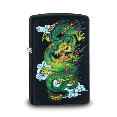 Zippo Black Matte Colorful Dragon Lighter GM22085, MPN: GM22085, 191693087154