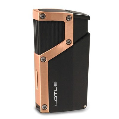 CZ Diamondar Quad Pinpoint Flame Torch Lighter - Black Matte &amp; Copper Engravable GM19892, MPN: GM19…