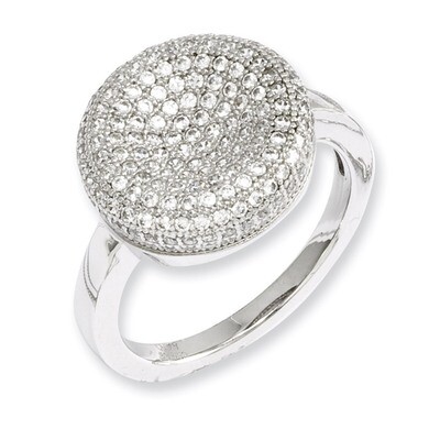 CZ Brilliant Embers Ring Sterling Silver QMP406-6