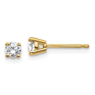 3/8Ctw Si1/Si2, G H I, Lab Grown Diamond 4 Prong Earring 14k Gold EM1006-037-LG, MPN: EM1006-037-LG…