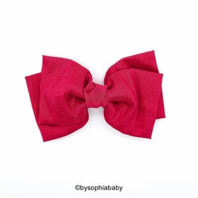 Big Bow Hair Clip Hot Pink Bow Hair Clip Girls Bow Hair Clip Toddler Gold Hair Clip Girls Bow Hair …