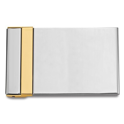 Gold-tone Vertical Opening Business Card Case Silver-tone GM16763, MPN: GM16763, 788089124977