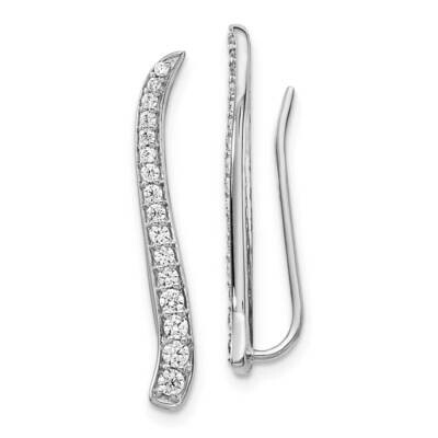 Earrings 14k White Gold Diamond EM4151-050-WA, MPN: EM4151-050-WA, 883957261096