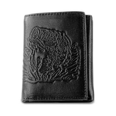 Black RFID Blocking Embossed Bass Trifold Wallet GM23275, MPN: GM23275,