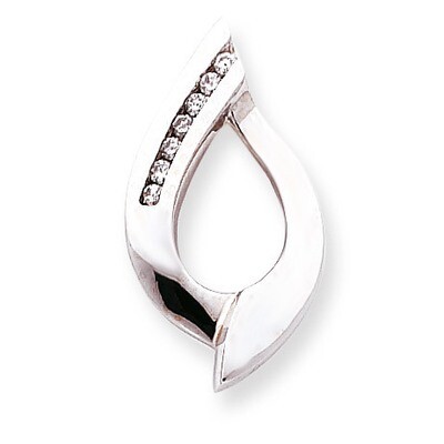 Diamond slide 14k White Gold XSW130AAA, MPN: XSW130AAA, 883957176055