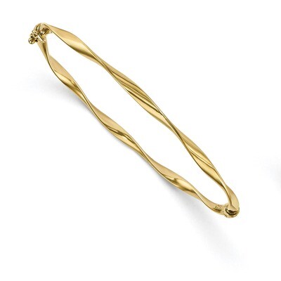 Leslie&#39;s Hinged Bangle 10k Gold Polished HB-10LF525, MPN: 10LF525, 191101472961