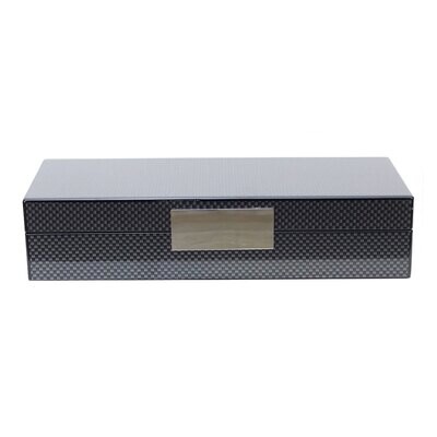 Addison Ross Carbon Fibre Jewellery Box 4 x 9 Inch Lacquer BX1270J, MPN: BX1270J, UPC/EAN: 50240431…