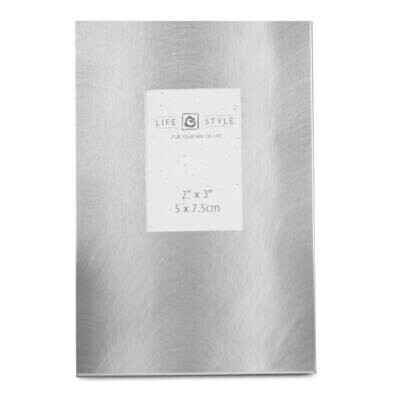 Brushed Metal 2x3 Picture Picture Frame with Easel Back GM21559, MPN: GM21559, 797140228011