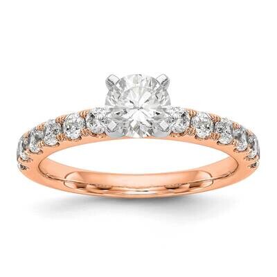 14Kr True Origin Vs/Si, D E F, Peg Set Engagement Ring Lab Grown Diamond RM2927E-060-RLD, MPN: RM29…