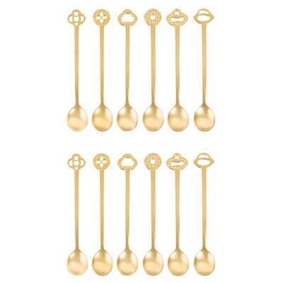 Sambonet Party Fashion Set 12 Party Spoons 52649G03, MPN: 52649G03,