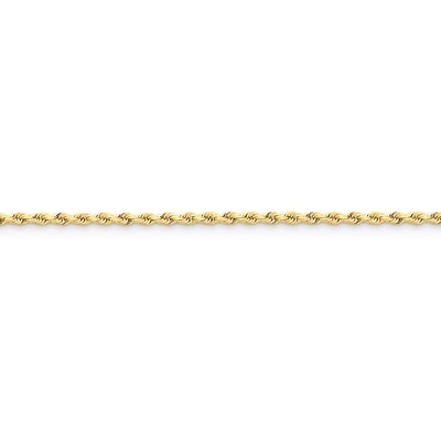 2.25mm Diamond-cut Rope with Lobster Clasp Chain 20 Inch 14k Gold 018L-20, MPN: 018L-20, 8867743944…