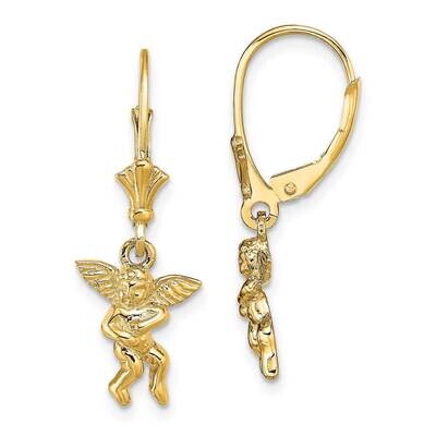Angel Leverback Earrings 14k Gold TF1779, MPN: TF1779, 637218176724