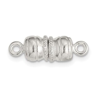 12.4 x 6.4mm Magnetic Clasp Sterling Silver SS4828, MPN: SS4828,