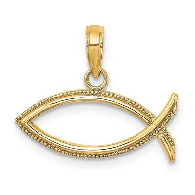 Ichthus Charm 14k Gold K8530, MPN: K8530, 637218067787