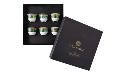 Versace Jungle Animalier Set Of 6 Mugs Small without Handle, MPN: 14413-403713-28403, 790955149694