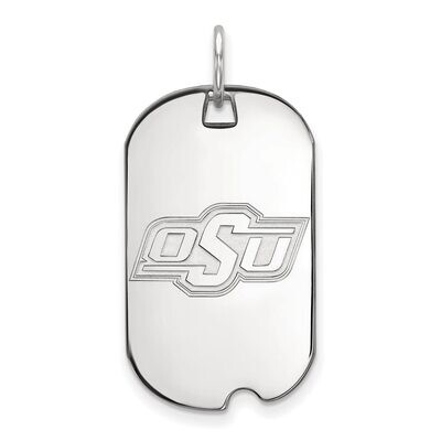 Oklahoma State University Small Dog Tag Sterling Silver SS026OKS, MPN: SS026OKS, 886774694375