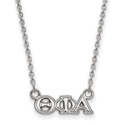 Theta Phi Alpha Extra Small Pendant with 18 Inch Chain Sterling Silver SS006TPA-18, MPN: SS006TPA-1…