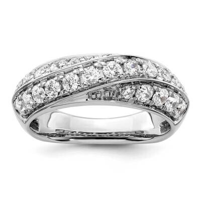 Si1/Si2, G H I, Band 14k White Gold Lab Grown Diamond RM8988-100-7WLG, MPN: RM8988-100-7WLG, 883957…