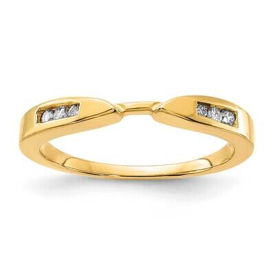 14K Gold Polished Diamond Ring Wrap RDB1832W-4YAA