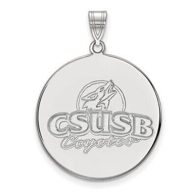 California University State San Bernardino x-Large Pendant 10k White Gold 1W002CSB, MPN: 1W002CSB, …