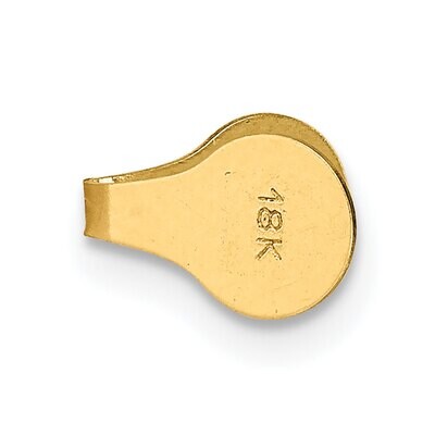 Solder Flush Endcap Setting 18k Yellow Gold 8Y2067, MPN: 8Y2067,