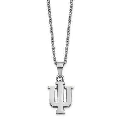Indiana University Pendant &amp; Chain with 2 inch Extender Ne Stainless Steel ST516IU, MPN: ST516IU, 6…
