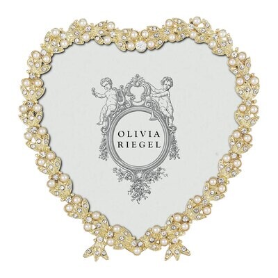 Olivia Riegel Gold Contessa Heart 3.5 Inch Picture Frame RT2200, MPN: RT2200, 850006219278