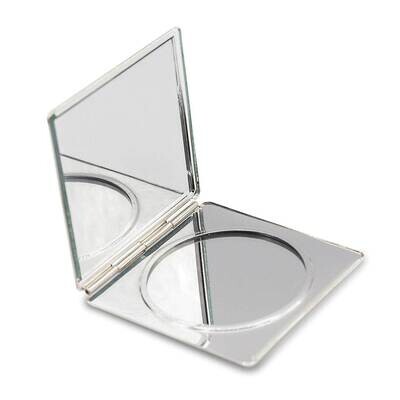 Silver-tone Square Compact Mirror GM22574, MPN: GM22574, 788089038441