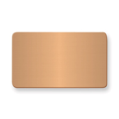 1 x 1 11/16 Copper Aluminum Plates-Sets of 6  GL6677-CA, MPN: GL6677-CA,