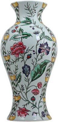 Gien Dominote Handpainted Japanese Potiche Floral Earth Grey 1846CPJ200, MPN: 1846CPJ200, 840769086…