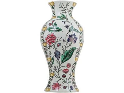 Gien Dominote Handpainted Japanese Potiche Floral 1846CPJ100, MPN: 1846CPJ100, 840769086194