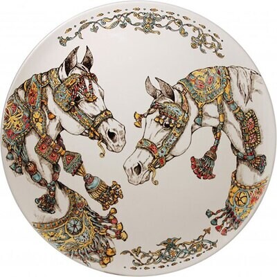 Gien Chevaux Du Vent Handpainted Large Wall Platter 1771CF1103, MPN: 1771CF1103, 840769094786