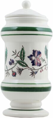Gien Dominote Handpainted Pharmacy Jar Floral 1846PPP100, MPN: 1846PPP100, 840769088341