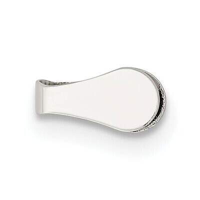 7.2 x 3.2mm Flat Solder Flush Endcap Sterling Silver SS3643, MPN: SS3643,