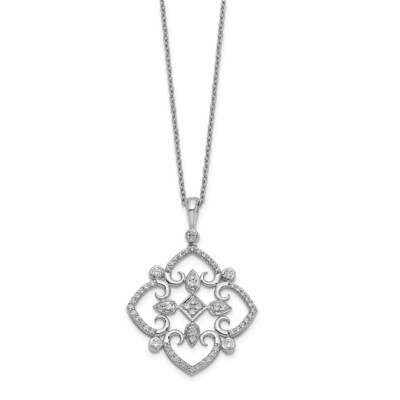 Vintage Necklace 14k White Gold Diamond PM3792-055-WA, MPN: PM3792-055-WA, 883957762470