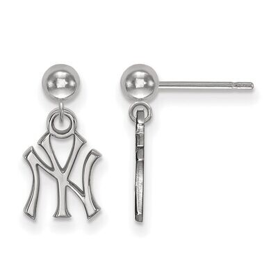 New York Yankees Earring Dangle Ball Sterling Silver SS010YAN, MPN: SS010YAN, 886774626161