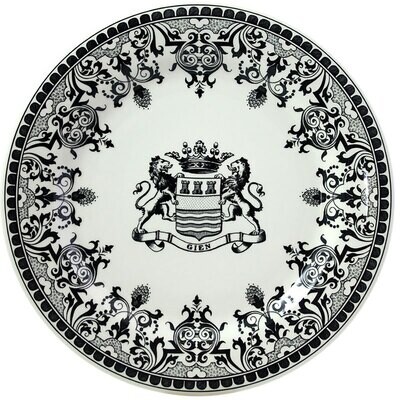 Gien Les Depareillees Green Dinner Plates Blason Set of 4 1841B4M450, MPN: 1841B4M450, 3660838022239