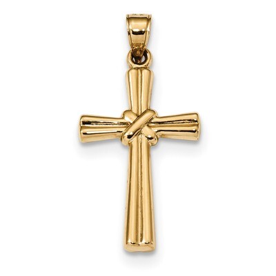 Hollow Cross Pendant 14k Gold K6163, MPN: K6163, 191101975332