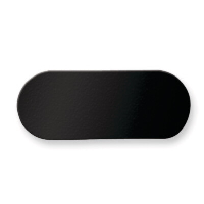3/4 x 1 7/8 Black Anodized Aluminum Plates-Sets of 6  GL9791-BA, MPN: GL9791-BA,