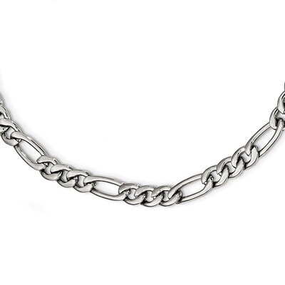Figaro 24 inch Chain Necklace Stainless Steel Polished SRN2308-24 by Chisel, MPN: SRN2308-24, 19110…