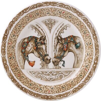 Gien Chevaux Du Vent Canape Plate 1751APAI50, MPN: 1751APAI50, 840769094182