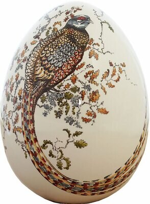 Gien Sologne Handpainted Egg Large Pheasant 1819COE400, MPN: 1819COE400, 840769049823