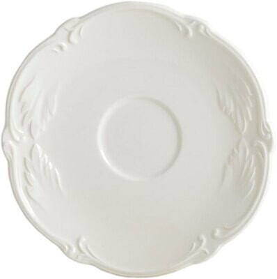 Gien Rocaille White Breakfast Saucer 1800SDEJ14, MPN: 1800SDEJ14, 840769049366