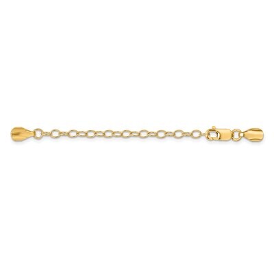 Lobster with Round Endcaps with Chain Clasp 14k Yellow Gold YG1679, MPN: YG1679,