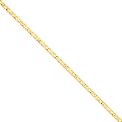 4.5mm Open Concave Curb Chain 20 Inch 14k Gold LCR120-20, MPN: LCR120-20, 886774418216