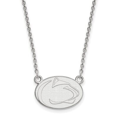 Penn State University Small Pendant with Chain Necklace Sterling Silver SS018PSU-18, MPN: SS018PSU-…