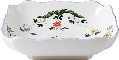 Gien Oiseaux De Paradis Square Fruit Dish 0111CCCA31, MPN: 0111CCCA31, 840769001371