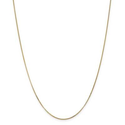 .9mm Curb Chain Anklet 10 Inch 14k Gold PEN101-10, MPN: PEN101-10, 883957168197